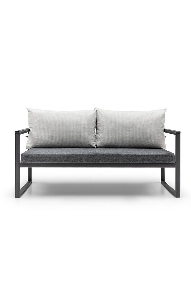 Bahçe Mobilyası, Cafe, Balkon, Kanepe, Koltuk (148cm) Antrasit - 3