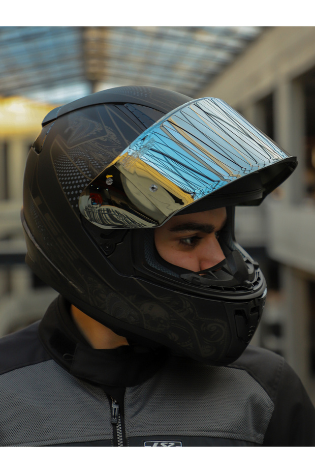 RAPID 2 CRYPT MAT SİYAH KASK - 2