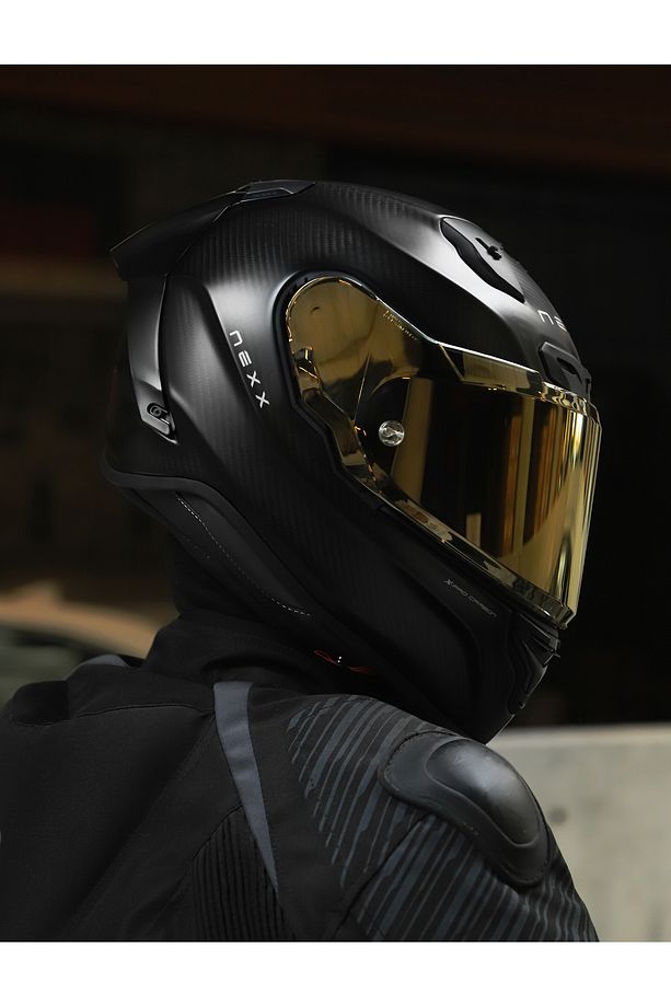 X.r3r Zero Pro 2 Mat Karbon-siyah Kask Sarı Camlı - 5