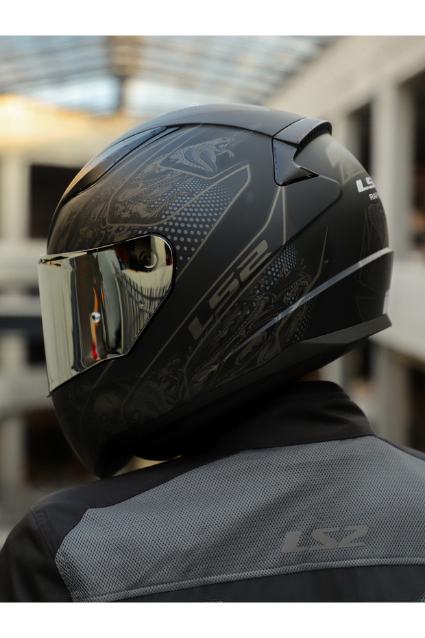 RAPID 2 CRYPT MAT SİYAH KASK - 8