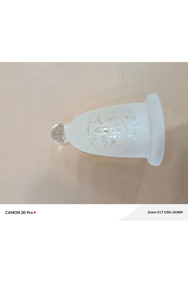 Kandil Avize Camı Mat LAFIZLI  BOY(16CM)XÇAP(10,5 CM) - 4