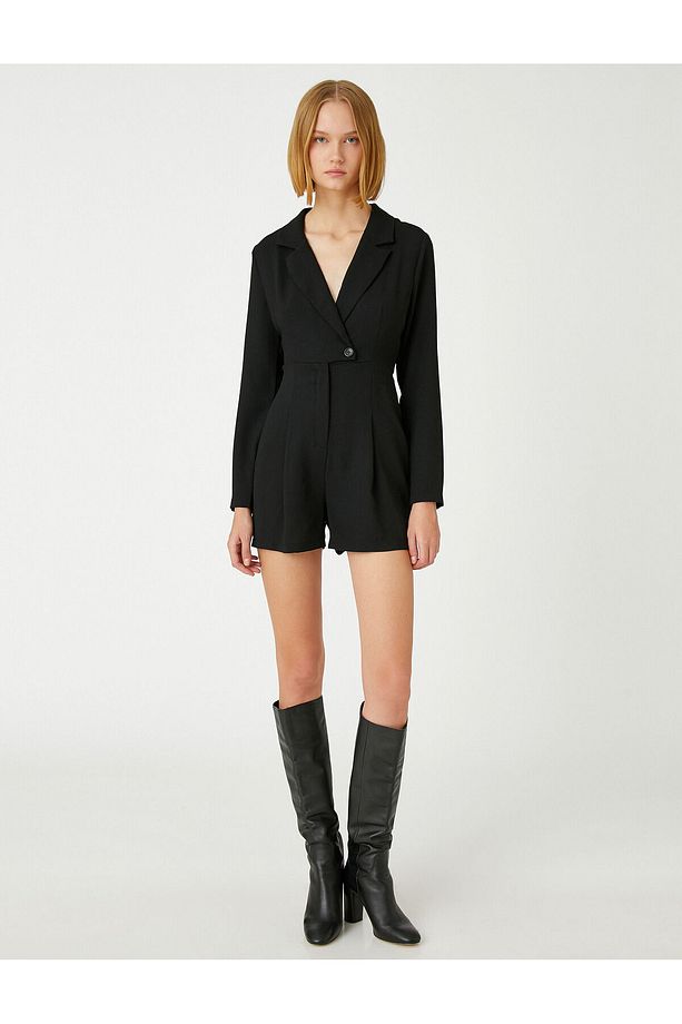 Blazer Şortlu Tulum - 3