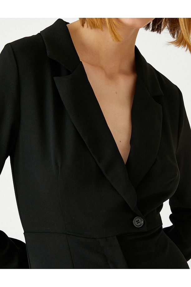 Blazer Şortlu Tulum - 5