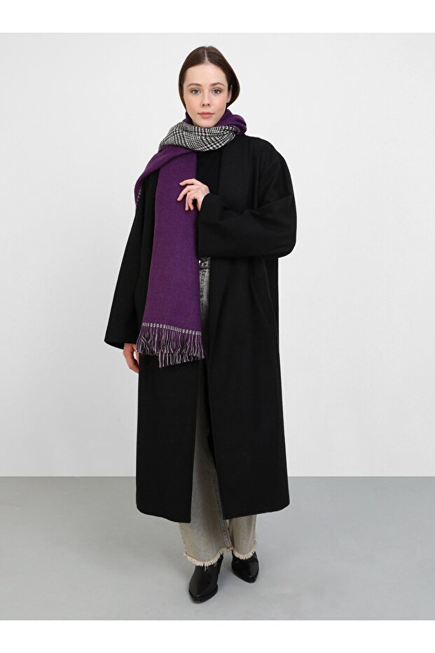 Şal de umăr Tuva violet - 1