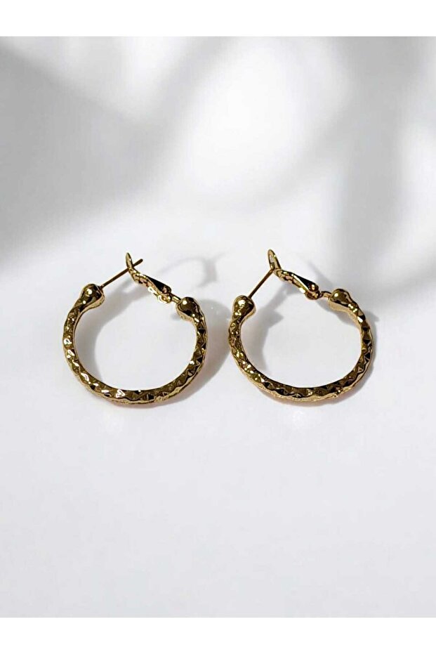 Burgu Model Paslanmaz Çelik Halka Küpe - 3