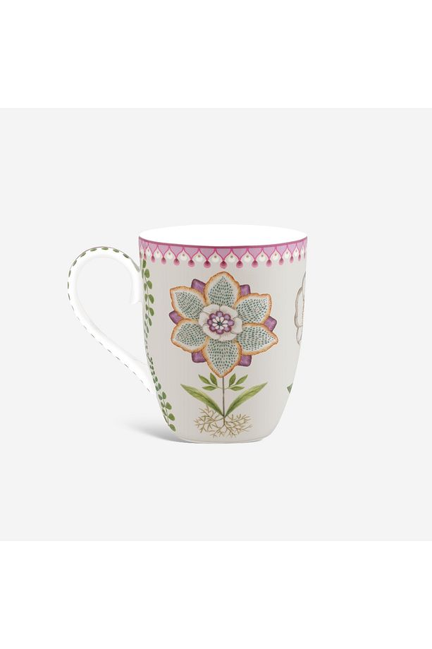 Lily & Lotus Mor Porselen Kupa Seti 350 ml - 6