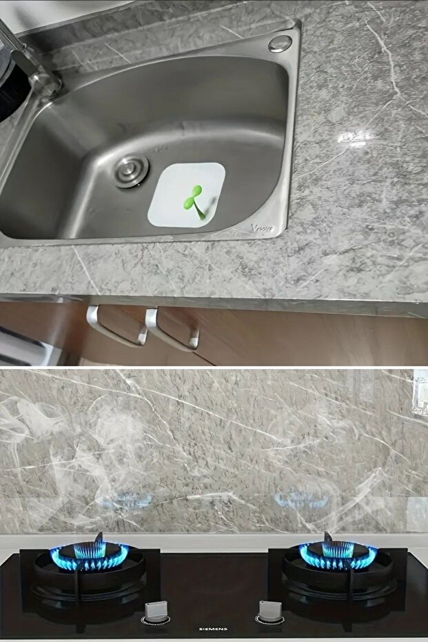 Athens Grey Marble Pattern Foil Sticker - 60Cm*5Mt - 3