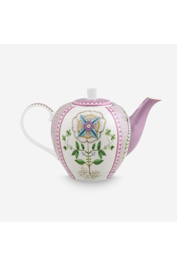 Lily & Lotus Mor Porselen Demlik 1600 ml - 2