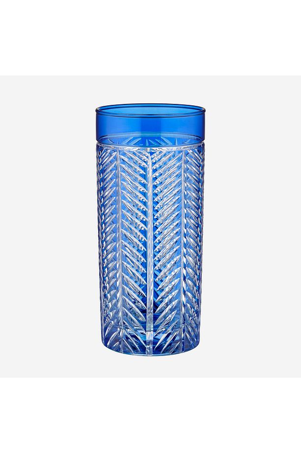 Lanza Mavi Cam Su Bardağı 485 ml - 1