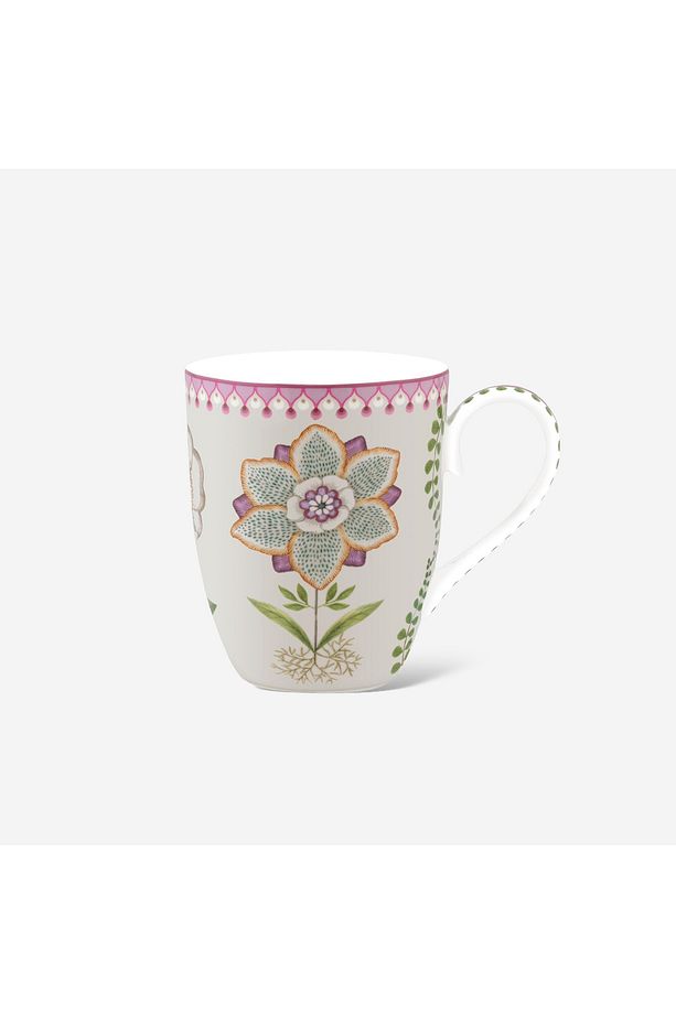 Lily & Lotus Mor Porselen Kupa Seti 350 ml - 5