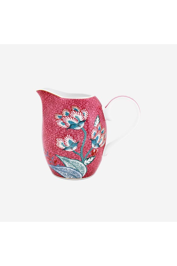 Flower Festival Kırmızı Porselen Sütlük 250 ml - 1