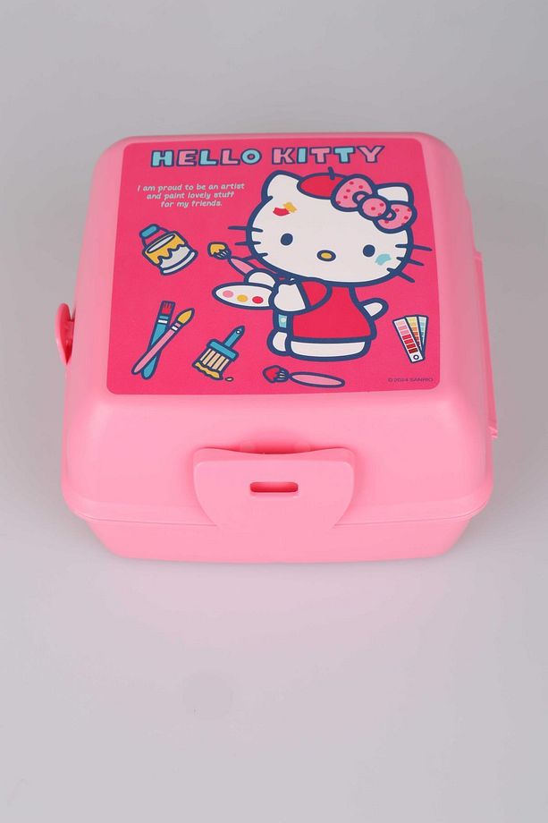 YENİ SEZON LİSANSLI HELLO KITTY 2 KATLI BESLENME KUTUSU / LUNCH BOX - 7