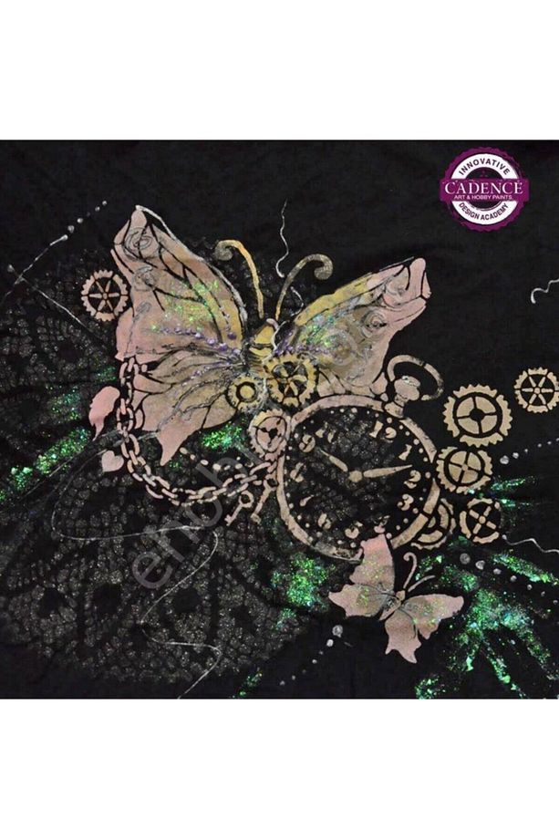 Şeffaf Hologram Kumaş Boyası Simli - 2