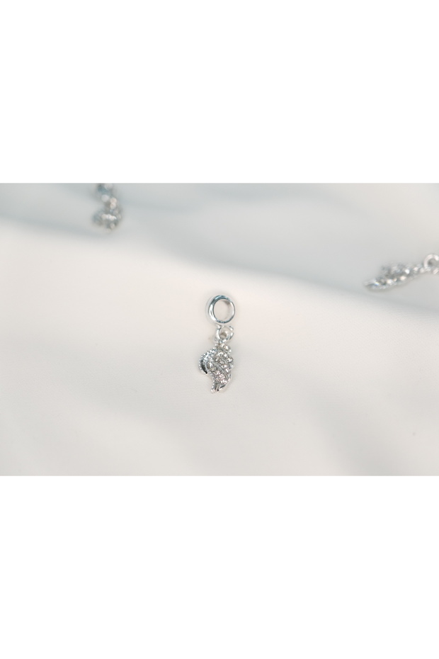 MELEK KANADI FİGÜRÜ PASLANMAZ ÇELİK CHARM - 4