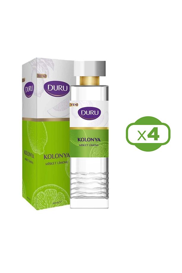 Kolonya Misket Limonu Pet Şişe 400 Ml x 4 Adet - 1
