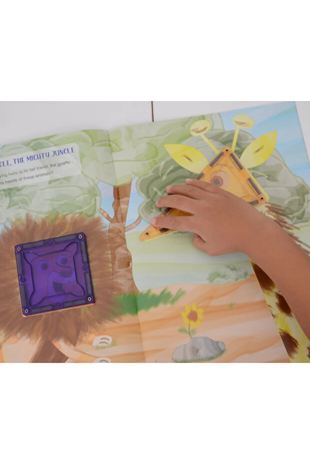 Activity book for magnetic construction sets - 3