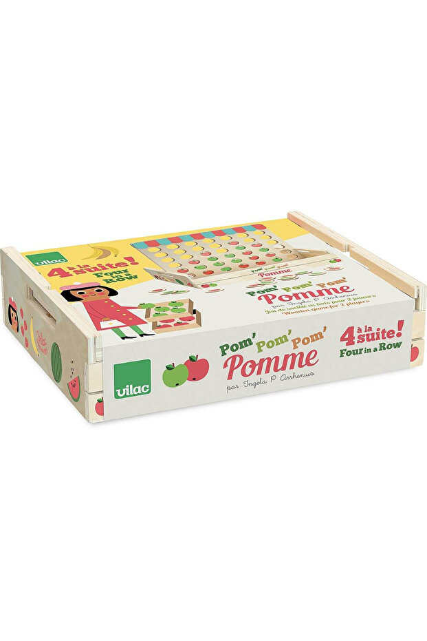 Dřevěná logická hra - Spoj 4 - 3