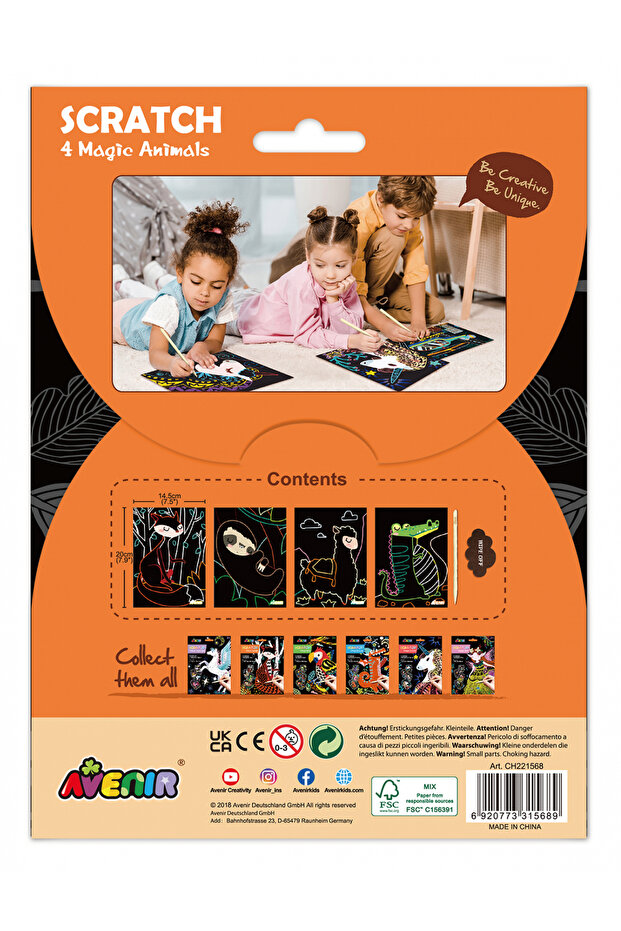 Scraper Set - 4 Magical Animals - 5