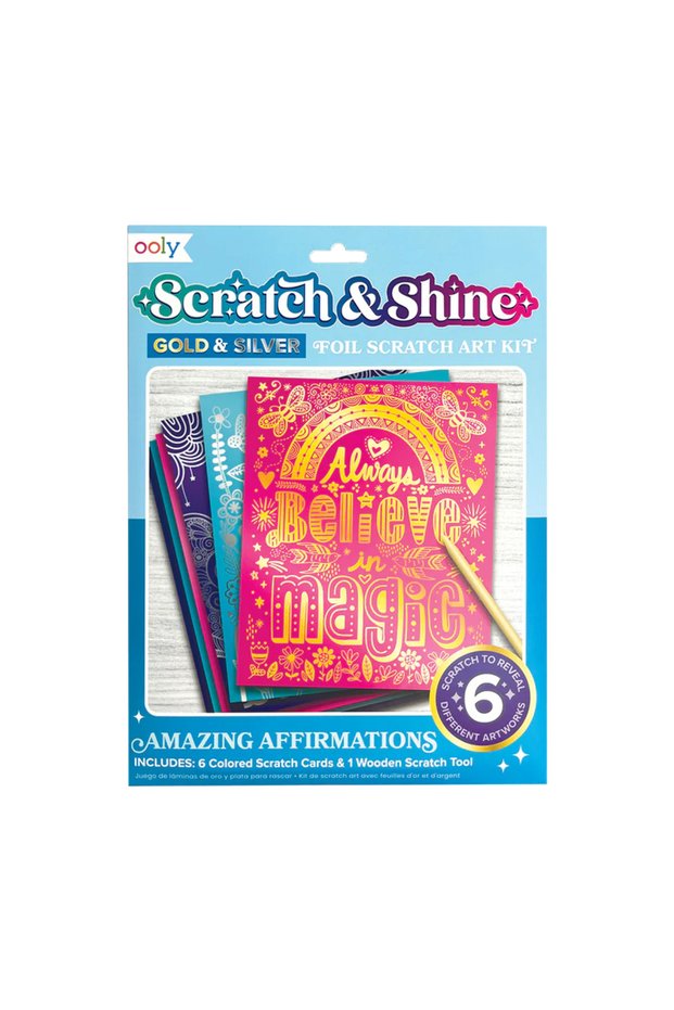 Scratch and Shine Creative Set - Amazing Affirmations