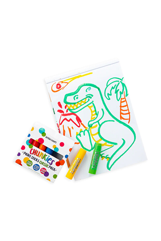 Creioane tempera solida Chunkies, 6 bucati - 2