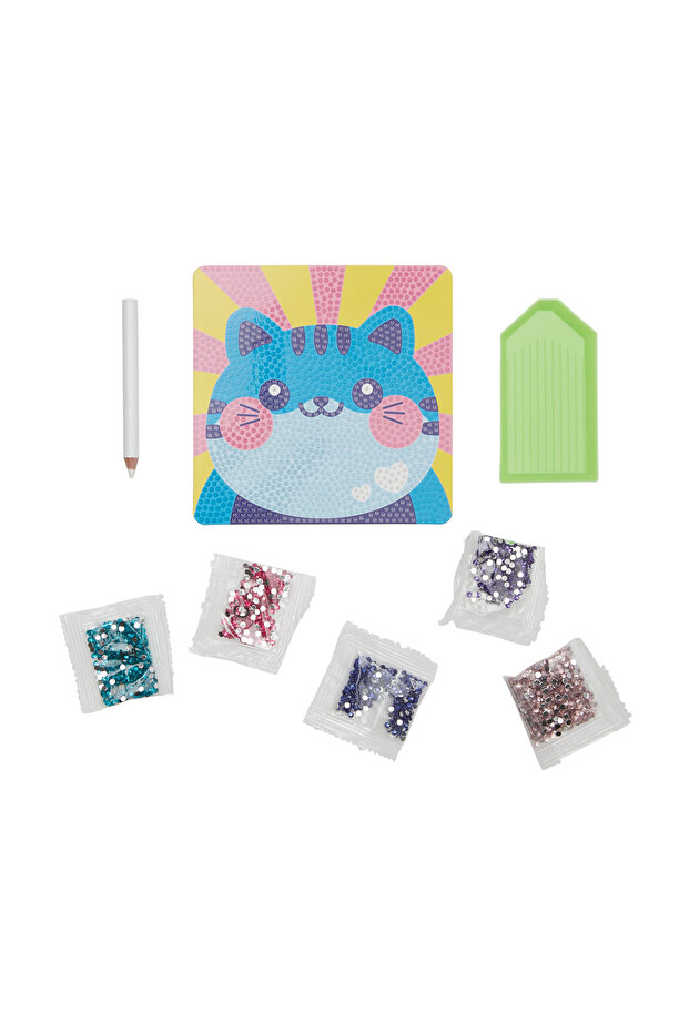 Mini Creative DIY Diamond Workshop - Cutesy Cat - 2