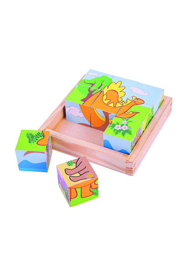 Puzzle cubic - dinozauri - 1