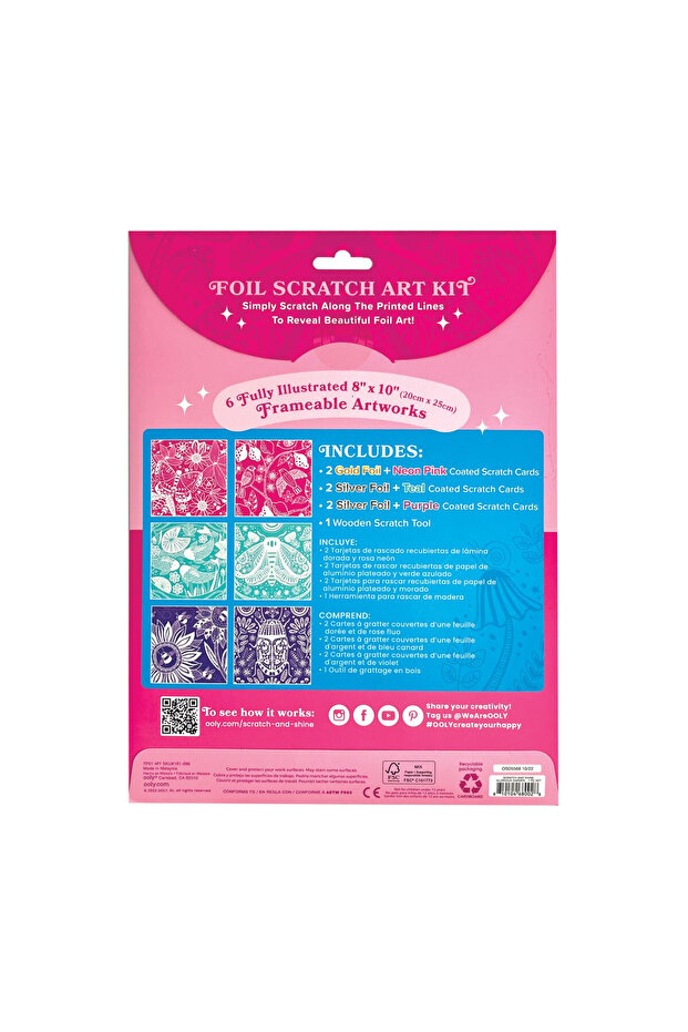 Scratch and Shine Creative Set - Celestial Skies - 3