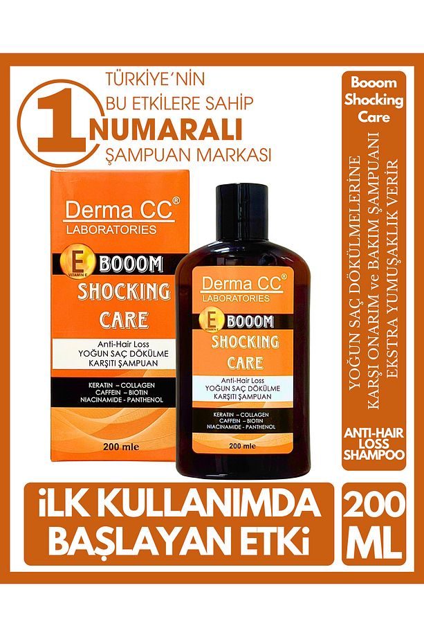 Booom Shockıng Yoğun Dökülme Karşıtı Şampuan 200 Ml - 1
