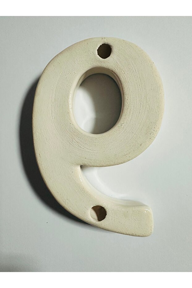 Seramik kapı numarası. - 2