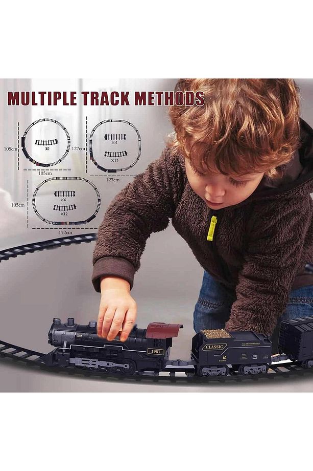 Yeni Estevia Urny Classic Steam Kumandalı 2,4 Ghz Pilli Tren Seti 30 Parça 1613G Company - 6