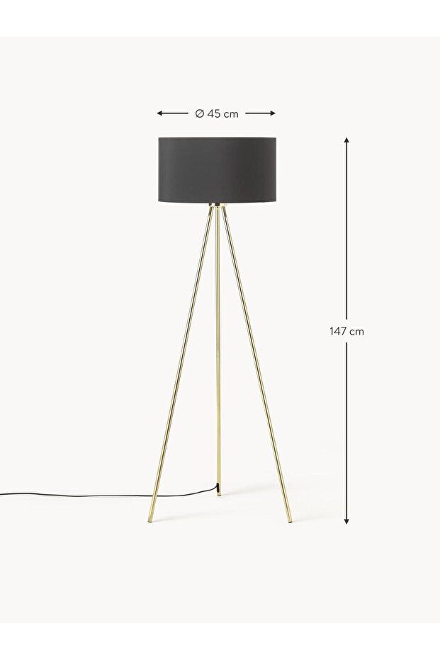 Modern Tasarım Tripod Lambader - 5