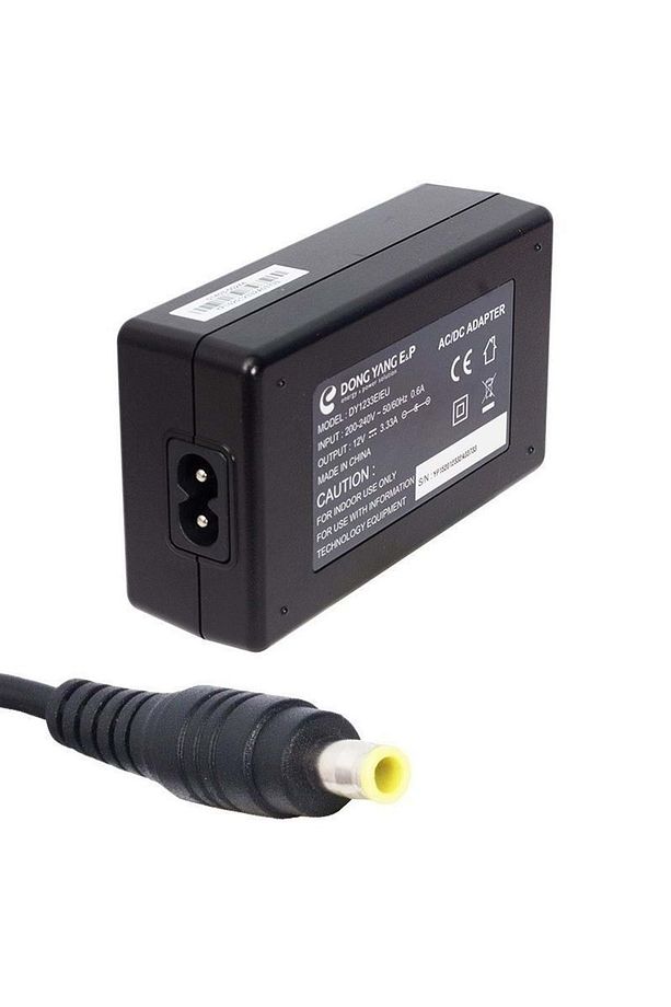 Dong Yang 12 Volt 3.33 Amper Plastik Kasa Masaüstü Adaptör 5.5*3.0 Iğneli Uç Kutusuz - 2