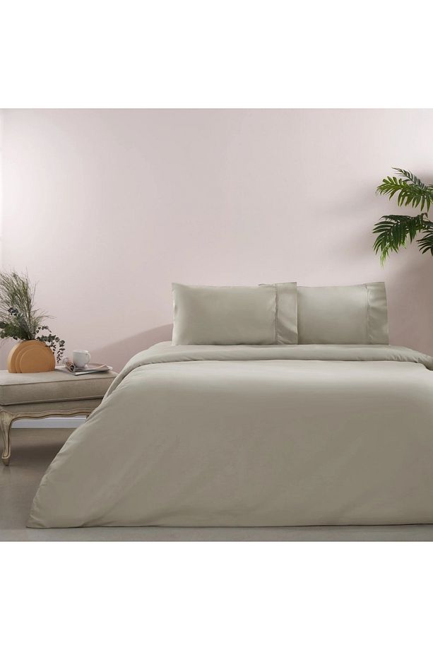 Taç Basic Ranforce Pamuklu Tek Kişilik Queen 120x200 Nevresim Takımı - 1