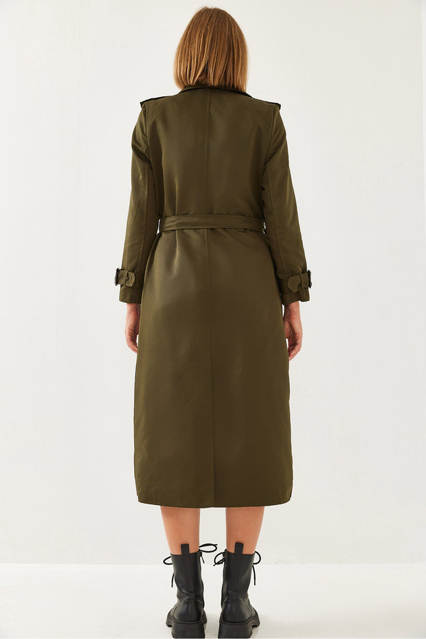 Damski płaszcz typu trencz Garni Windbreaker Detail Clamshell 2488 60261003 - 5
