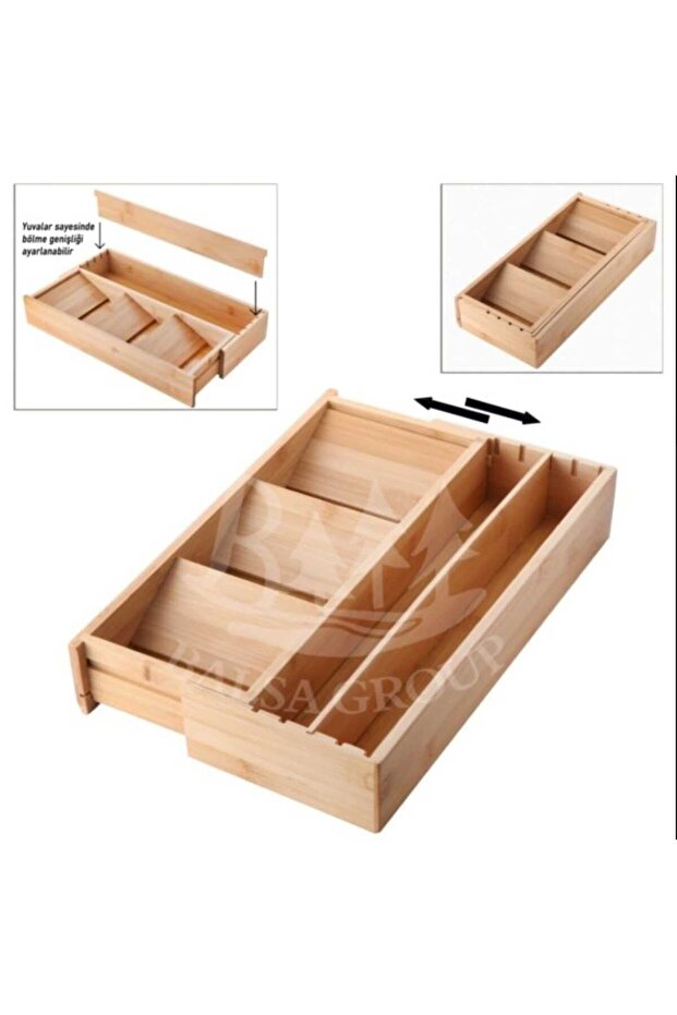 Bambu 3 Bölmeli Organizer BMB63 - 1