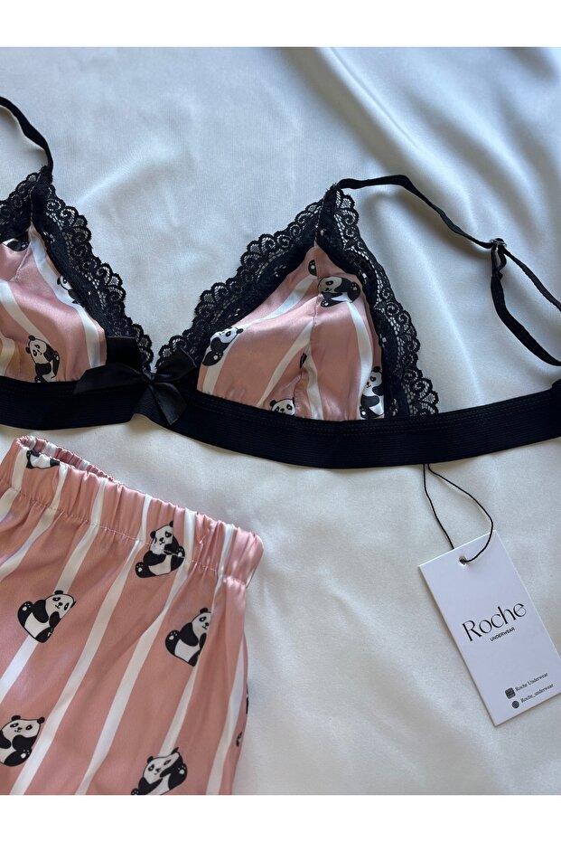 Ayıcık detaylı gecelik - 6