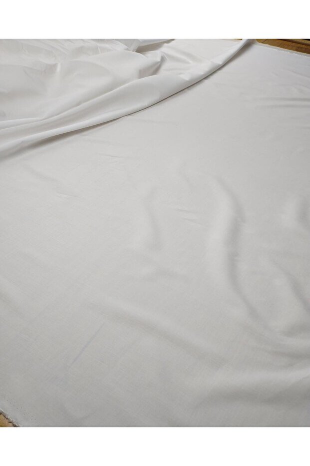White Wire Cotton Woven - 140 cm
