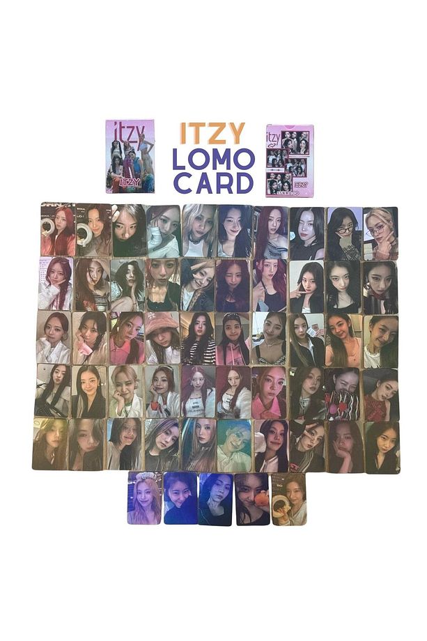 ITZY Çift Yön Baskılı Hologramlı Laser/Lomo Card Seti - 1