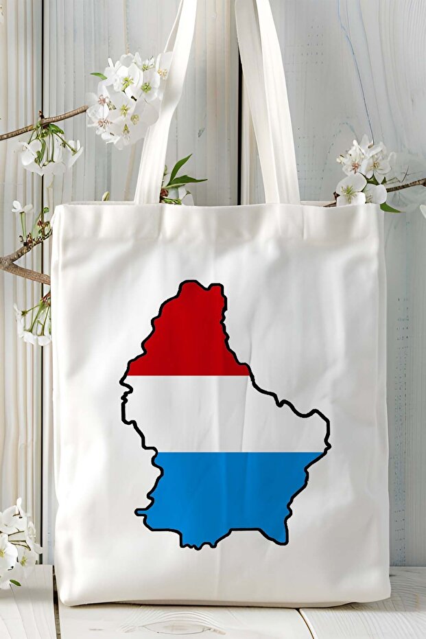 Flag of Luxemburg Printed Shoulder Bag Model