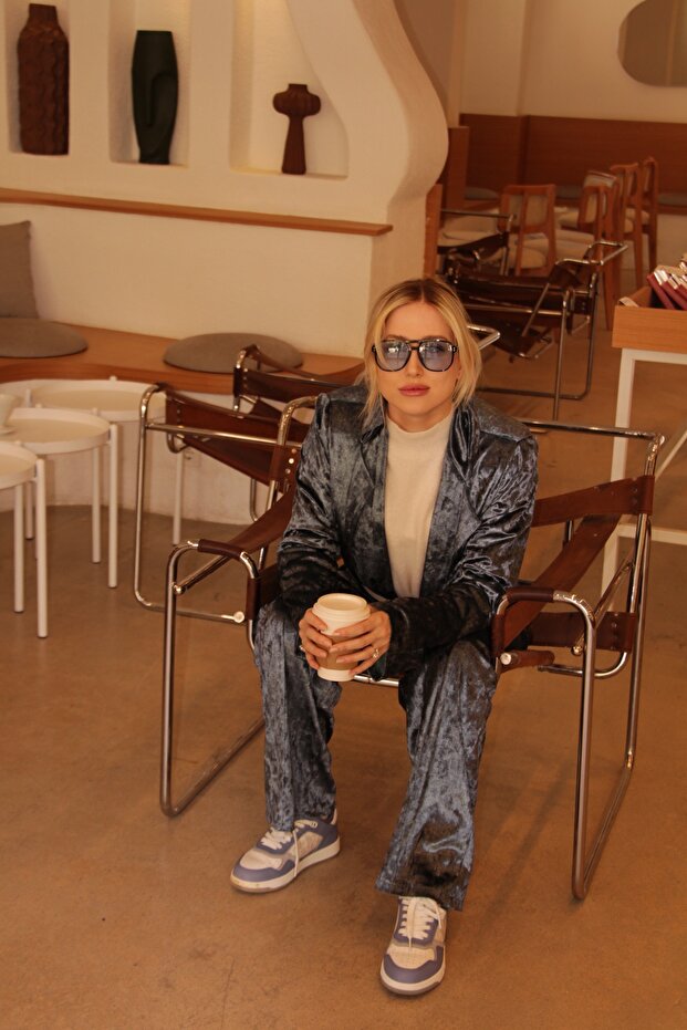 Evara Pantolon Ceket Set - 3