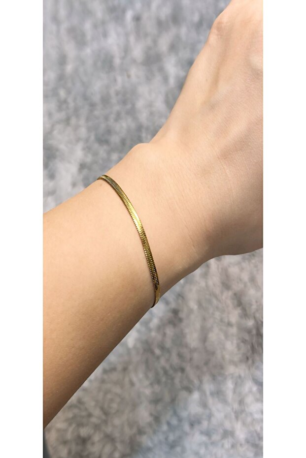 Steel Italian Scrunch Bracelet