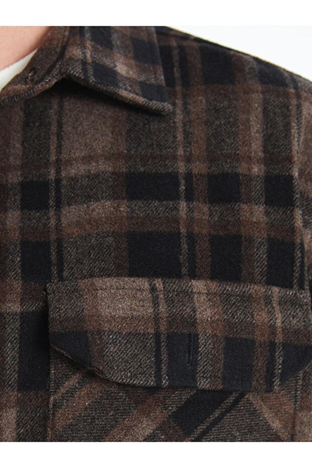 SOUTHBLUE Ekoseli Regular Fit Uzun Kollu Ekose Erkek Oduncu Gömlek (W4) - 3