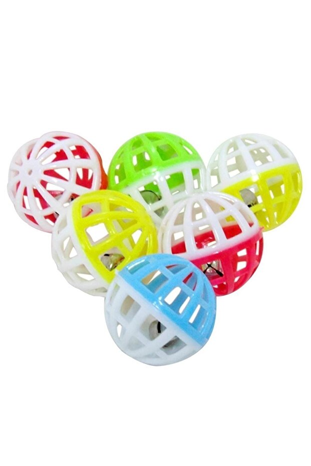 Pet play ball with rattle (visual representation)