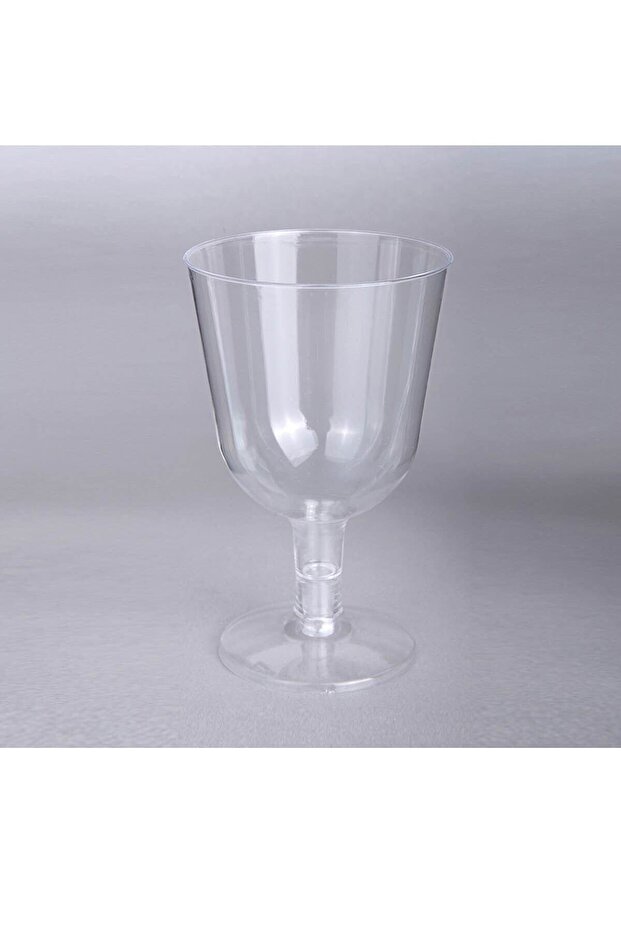 Şeffaf Plastik Kadeh 6 Adet - 2