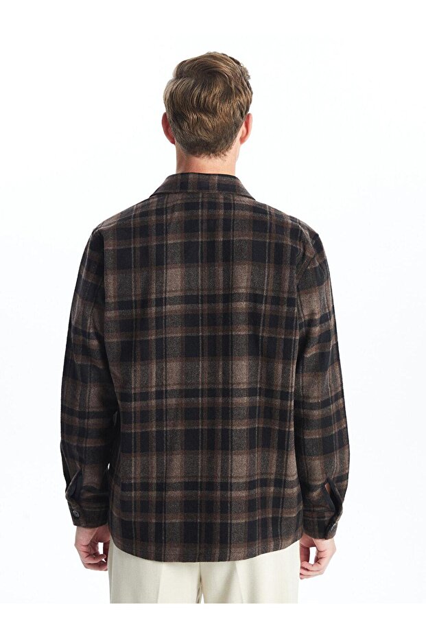 SOUTHBLUE Ekoseli Regular Fit Uzun Kollu Ekose Erkek Oduncu Gömlek (W4) - 4