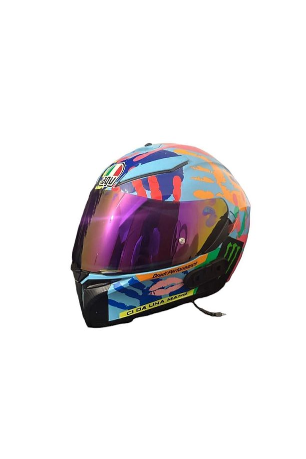 K5 K5s K3sv K1 K1s Kompakt St Kask Vizörü Rainbow - 3