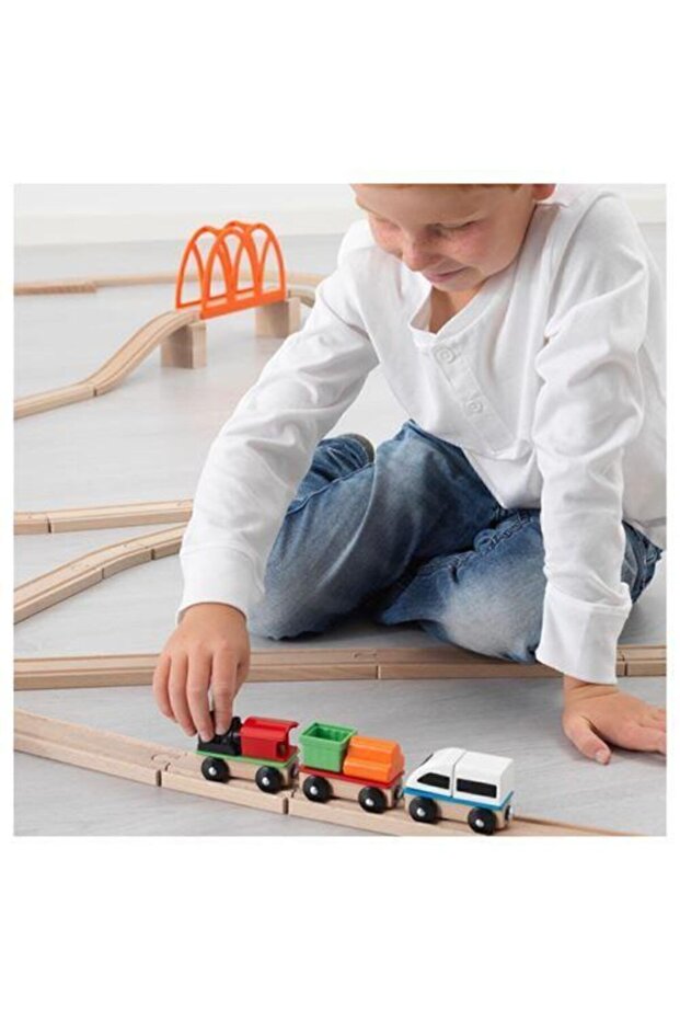 Lillabo Tren Seti, Çok Renkli ( 3 Parça) - 3
