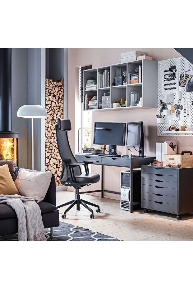 çalışma sandalyesi, glose siyah - 1