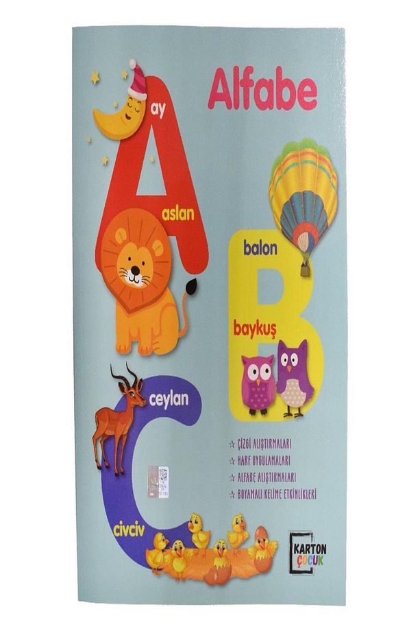 Karton Çocuk Alfabe A B C - 1