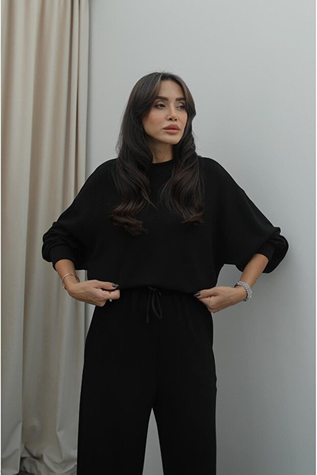 Μαύρη φόρμα Claire Modal - 4